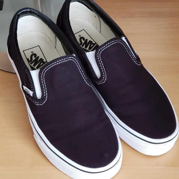 how to clean black slip on vans